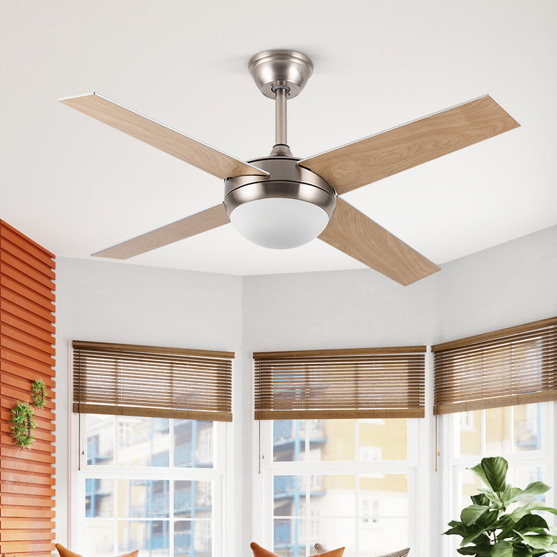YingHuang Wood Blades Electric Designer Decorative Ceiling Fans with LED Lights