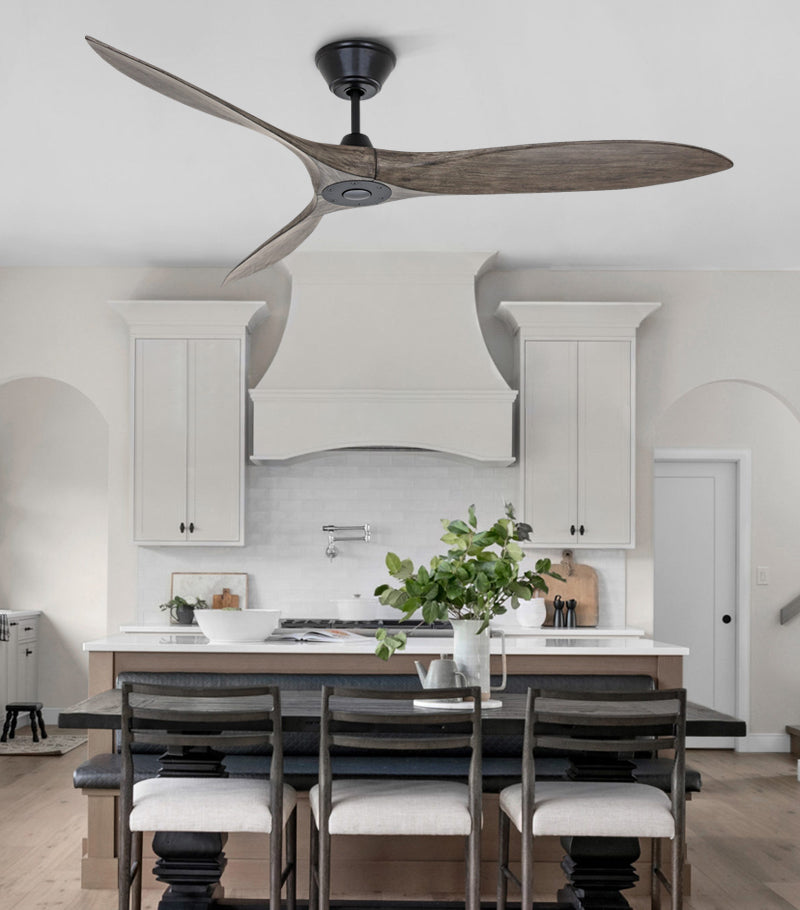 Luxury Modern New Design DC Remote Control Factory Price Decorative Wooden Ceiling Fan