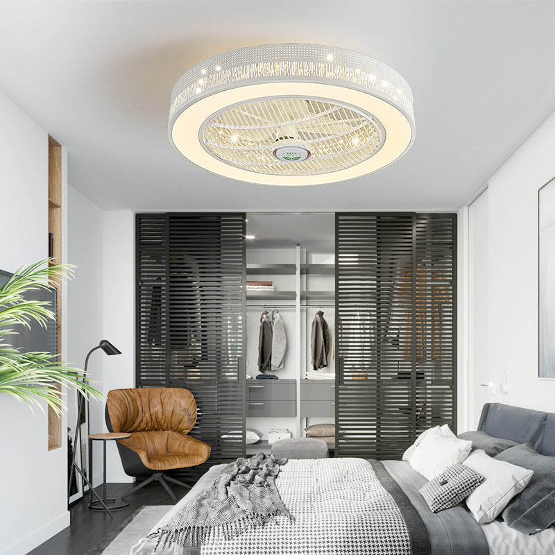 YingHuang 40W Bedroom Ceiling Fan with Light