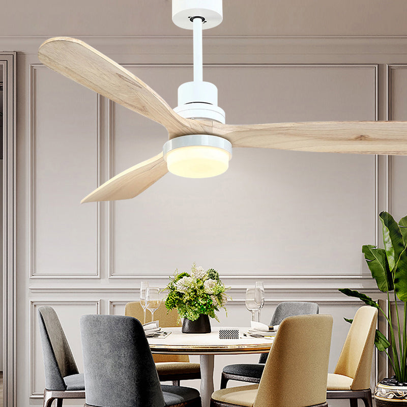 YingHuang Solid Wood  Indoor  Ceiling Fan with Light