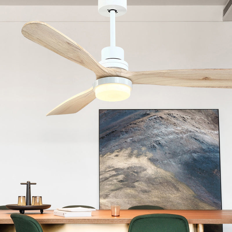 YingHuang Solid Wood Indoor Ceiling Fan with Light